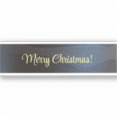 Merry Kerstmis, op maat gesneden vinylsticker Sticker (Voorkant)