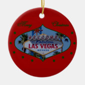 Merry Kerstmis Ornament Las Vegas (Voorkant)