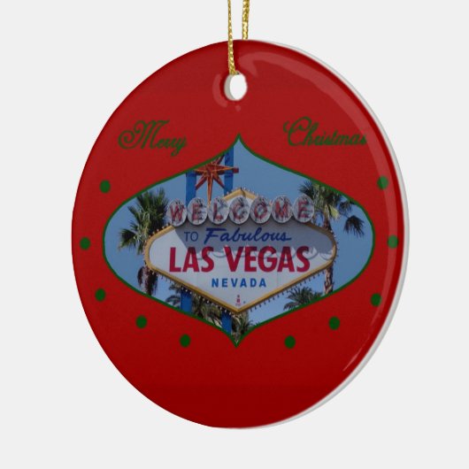 Merry Kerstmis Ornament Las Vegas (Links)