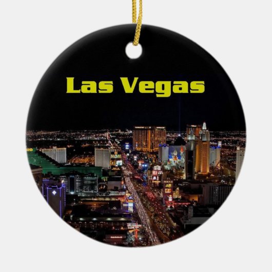 Merry Kerstmis Ornament Strip Las Vegas (Voorkant)