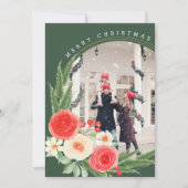 Merry Kerstmis - Persoonlijke foto Winter Floral (Voorkant)