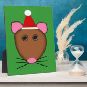 Merry Kerstmis Plaque Fotoplaat (Zijkant)