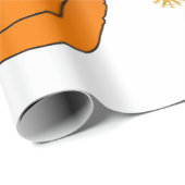 Merry Kerstmis Poinsettia Wreath Cadeaupapier (Rol Hoek)