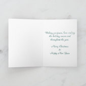 Merry Kerstmis Popular Icons set Feestdagen Kaart (Binnen)