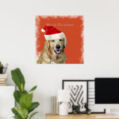 Merry Kerstmis Poster (Thuiskantoor)