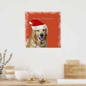 Merry Kerstmis Poster (Keuken)