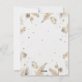 Merry Kerstmis Prettige feestdagen Aangepaste foto Feestdagenkaart (Achterkant)