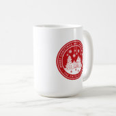 Merry Kerstmis Prettige feestdagen Winter Geperson Koffiemok (Voorkant rechts)