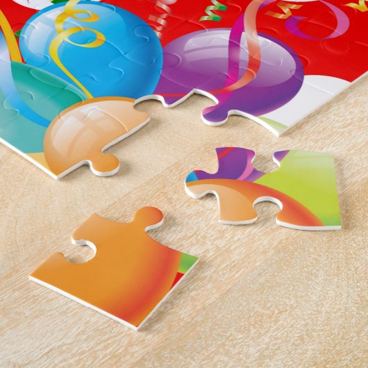 Merry Kerstmis Puzzle Elf Legpuzzel (Zijkant)