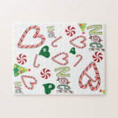 Merry Kerstmis Puzzle Noel Elf Legpuzzel (Horizontaal)