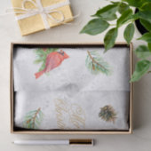 Merry Kerstmis Santa Claus Collage Tissuepapier (Geschenk)