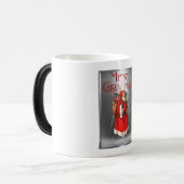 Merry Kerstmis  Santa Design Magische Mok (Voorkant links)
