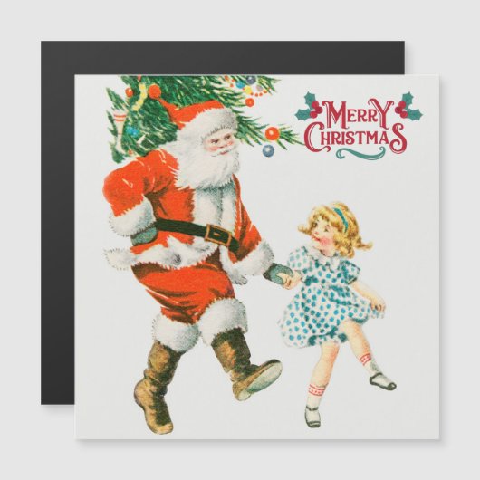 Merry Kerstmis  santa Holiday (Voorkant / Achterkant)