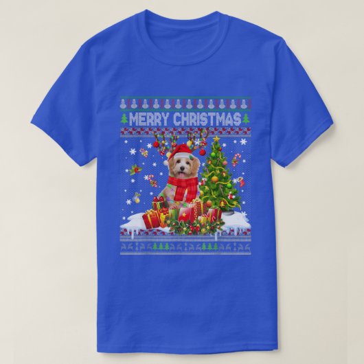 Merry Kerstmis Shih Tzu Santa Xmas - straten UG T-shirt (Design voorkant)