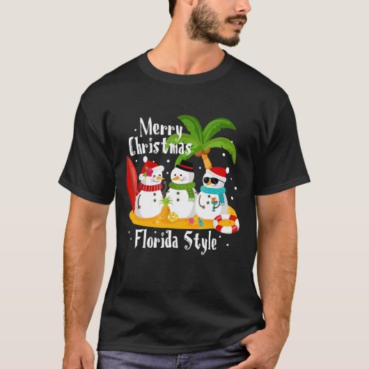 Merry Kerstmis shirt Style T (Voorkant)