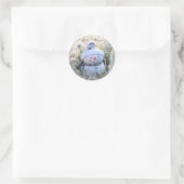 Merry Kerstmis Snowman Stickers Envelope Seals (Tas)