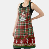 Merry Kerstmis Snowman Waterverf Pset w Holly Schort (Insitu)