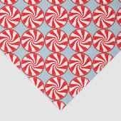 Merry Kerstmis Spearmint swirl peppermint Snoep Tissuepapier (Detail)