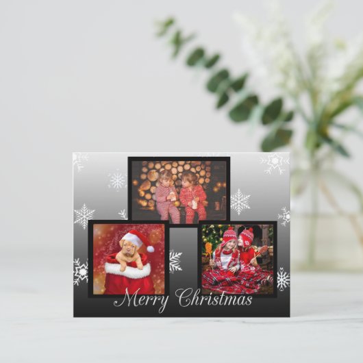 Merry Kerstmis - Specialized Foto Briefkaart (Staand voorkant)