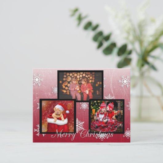 Merry Kerstmis - Specialized Foto Briefkaart (Staand voorkant)