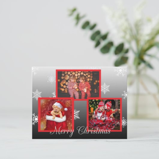 Merry Kerstmis - Specialized Foto Briefkaart (Staand voorkant)