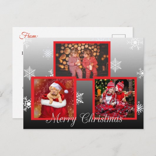 Merry Kerstmis - Specialized Foto Briefkaart (Voorkant / Achterkant)