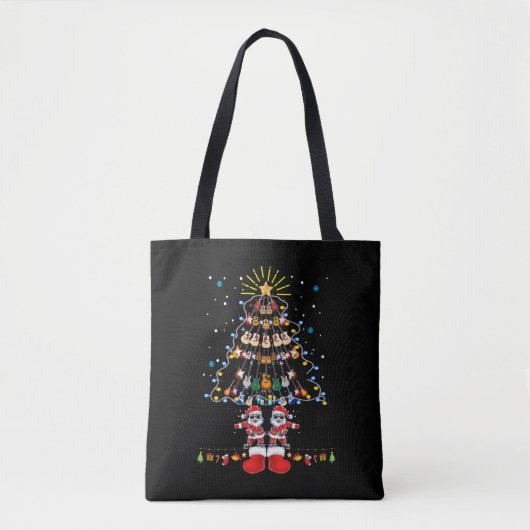 Merry Kerstmis Tote Bag (Voorkant)