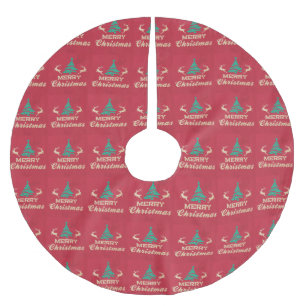 Merry Kerstmis  Tree Skirt Kerstboom Rok