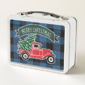 Merry Kerstmis  Truck Blue Buffalo Pset (Achterkant)