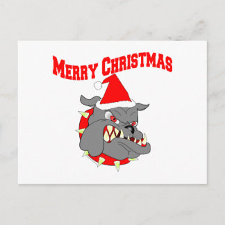 Merry Kerstmis USMC Devil Dog Feestdagenkaart