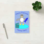 Merry Kerstmis Vist Penguin Post en merkt op Pad Post-it® Notes (Kantoor)