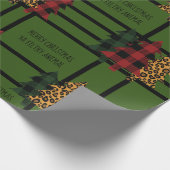 Merry Kerstmis Ya Filthy Animal Wrapping Paper Cadeaupapier (Hoek)