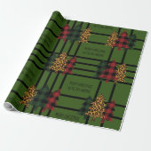 Merry Kerstmis Ya Filthy Animal Wrapping Paper Cadeaupapier (Uitgerold)