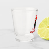 Merry Kerstmis Zombie Elf Shot Glas (Links)