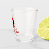 Merry Kerstmis Zombie Elf Shot Glas (Rechts)