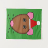 Merry Kerstmuis Wandkleed (Voorkant (horizontaal))