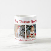 Merry Kerstoma 4 Foto Collage Koffiemok (Center)