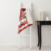 Merry Kerstoma Familie Foto Collage Sherpa Deken (In situ)