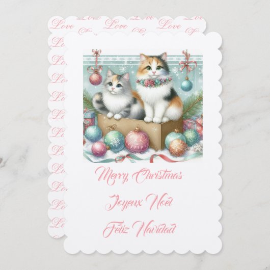 Merry Kerstoma Kaart (Voorkant / Achterkant)