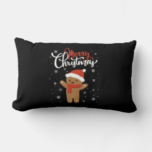 Merry kerstontbijkerbrood kerstkoekje kussen