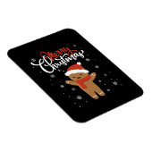 Merry kerstontbijkerbrood | kerstkoekje magneet (Rechterzijde)