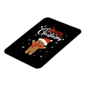 Merry kerstontbijkerbrood | kerstkoekje magneet (Linkerzijde)
