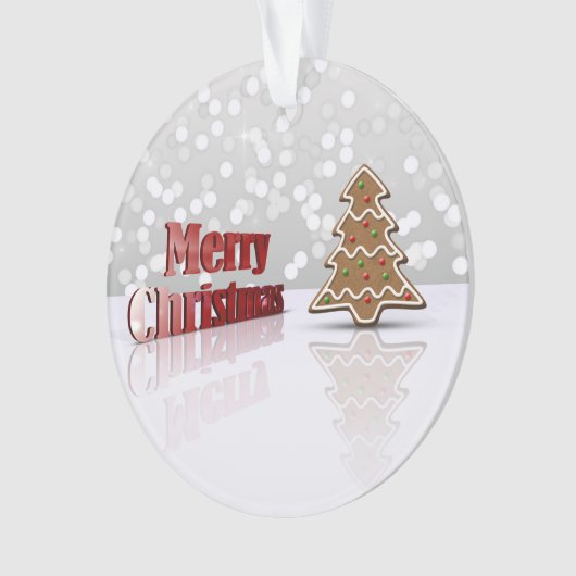 Merry kerstontbijtboom ornament (voorkant)