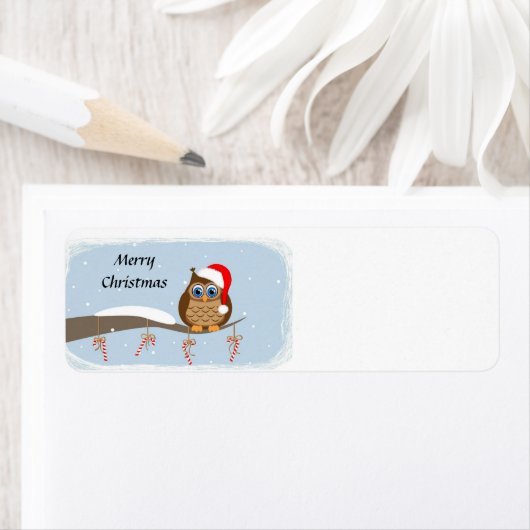 Merry Kerstoowl Etiket (Insitu)