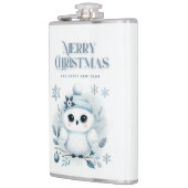 Merry Kerstoowl Heupfles (Links)