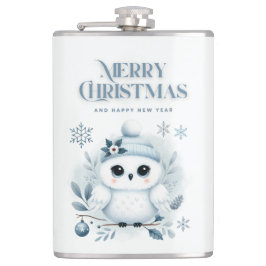 Merry Kerstoowl Heupfles