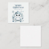 Merry Kerstoowl Informatiekaartje (Voorkant / Achterkant)