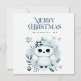 Merry Kerstoowl Kaart