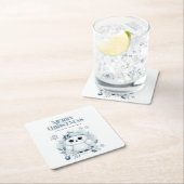 Merry Kerstoowl Kartonnen Onderzetters (Insitu)