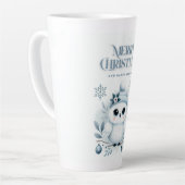 Merry Kerstoowl Latte Mok (Linkerhoek)
